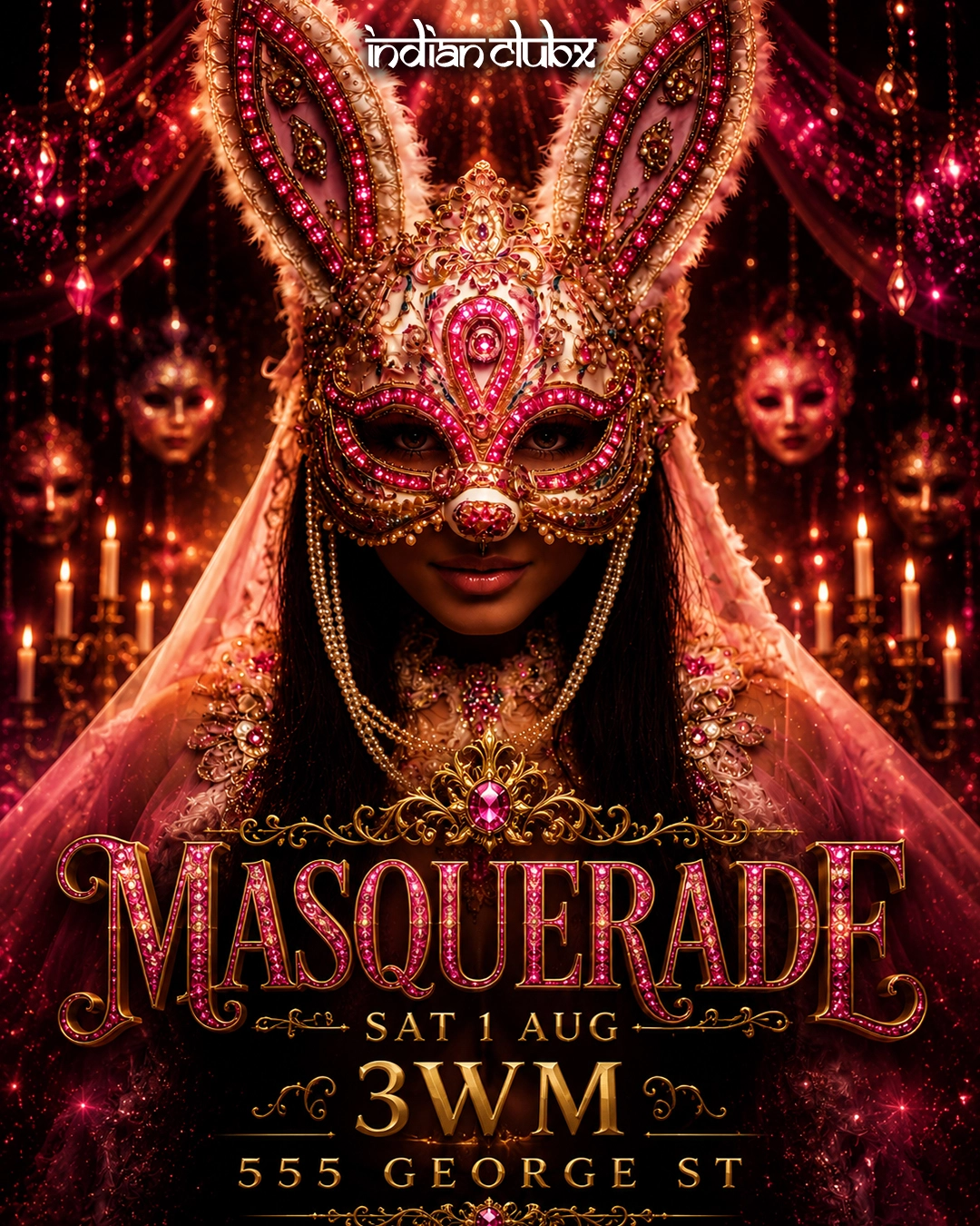 'BOLLYWOOD MASQUERADE' Night at Indianclubx, Sydney