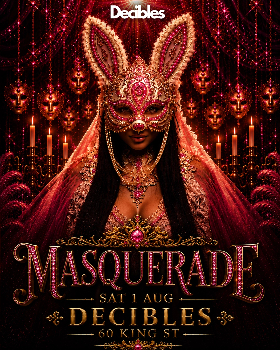 'BOLLYWOOD MASQUERADE' Night at Decibles, Melbourne